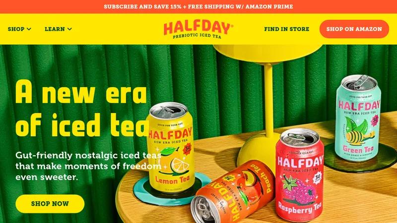 Halfday Iced Tea: Store Redesign