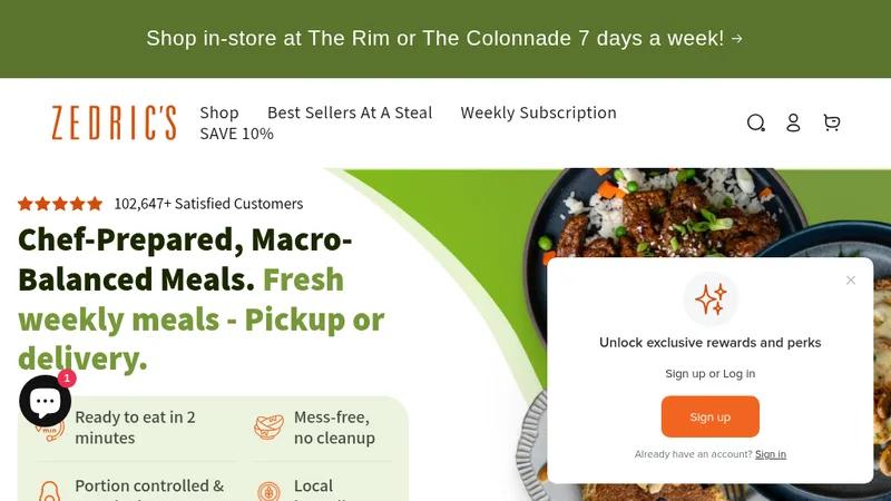 Shopify Optimization for Zedric’s