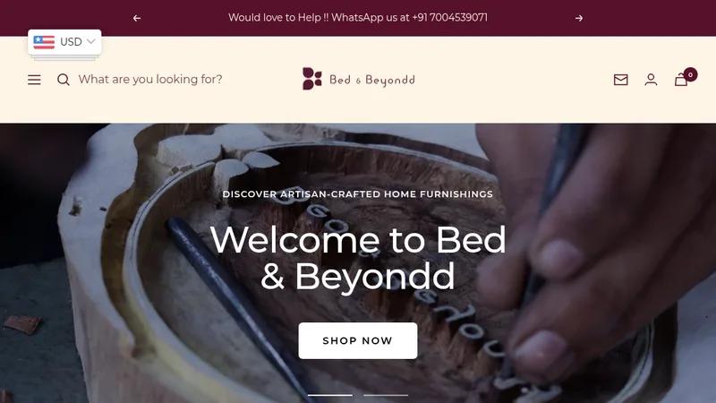 Bed & Beyondd | Handcraft Home Furnishing in India