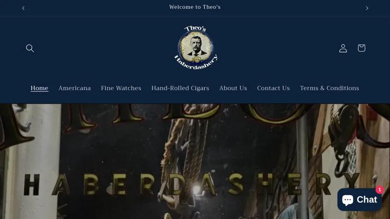 Theo's Haberdashery | Vintage Clothing & Watches