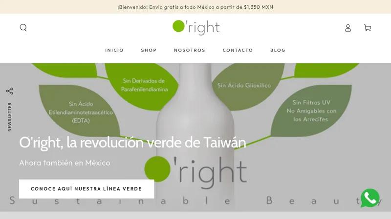 Nueva tienda y lanzamiento de O'Right México