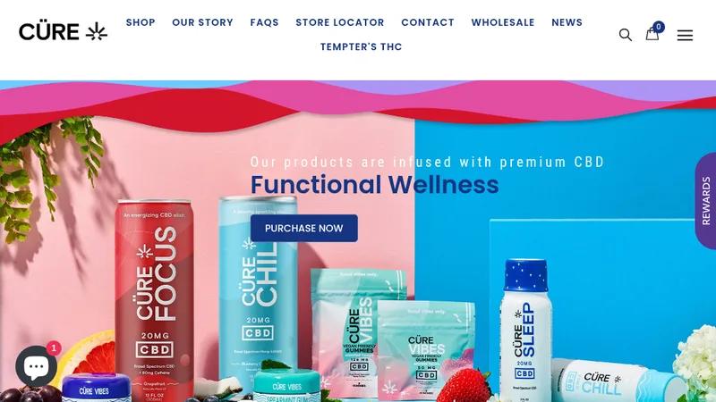CÜRE – CBD Wellness Shopify Store