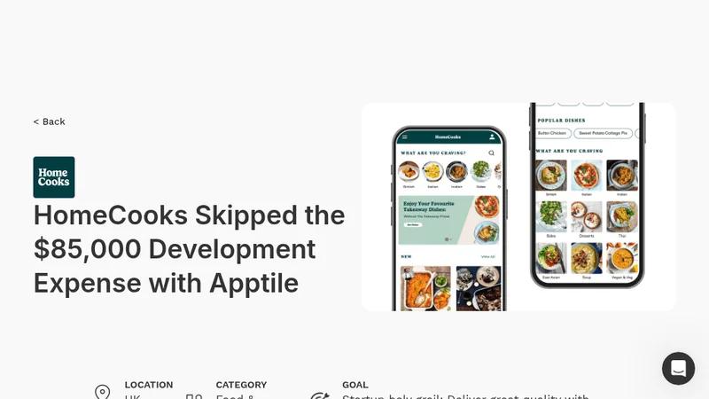 HomeCooks Skipped the $85,000 Development Expense with Apptile
