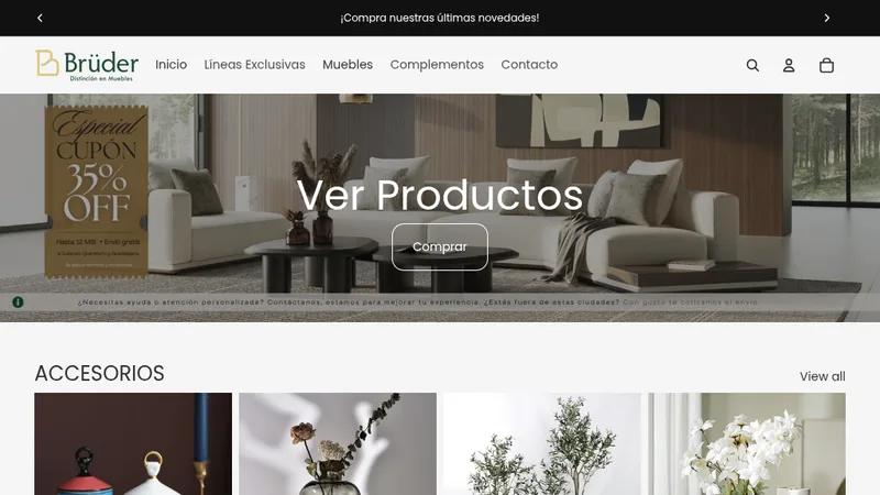 Tienda en linea Bruder Muebles