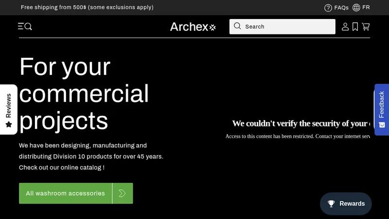 Archex - A High-Growth B2B Platform Built for Sani-Tech