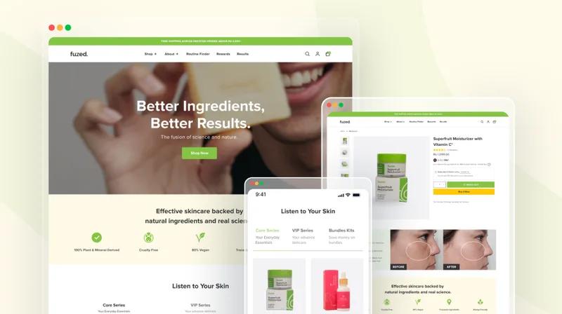 fuzed: Conversion-friendly Revamp to Shopify 2.0