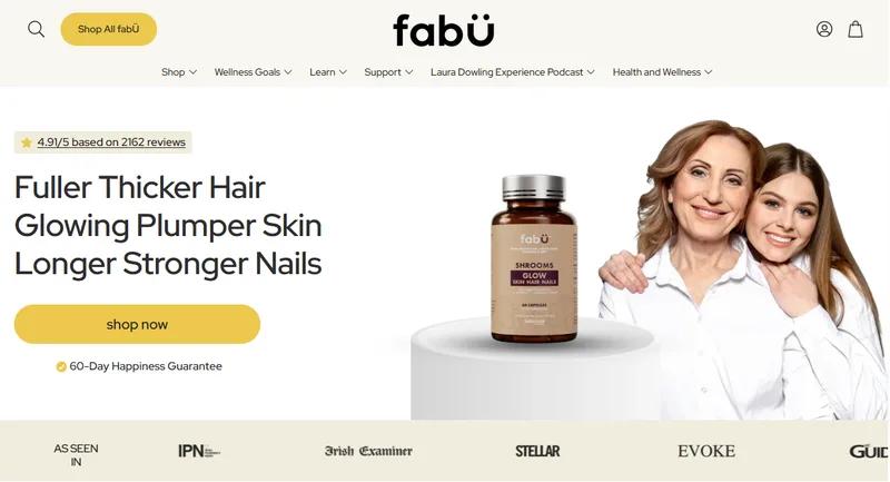 FabüWellness Shopify Build: A Store Designed to Educate & Convert