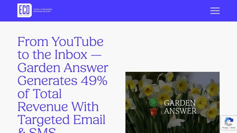 ECD Digital Skyrocketed Garden Answer's online sales