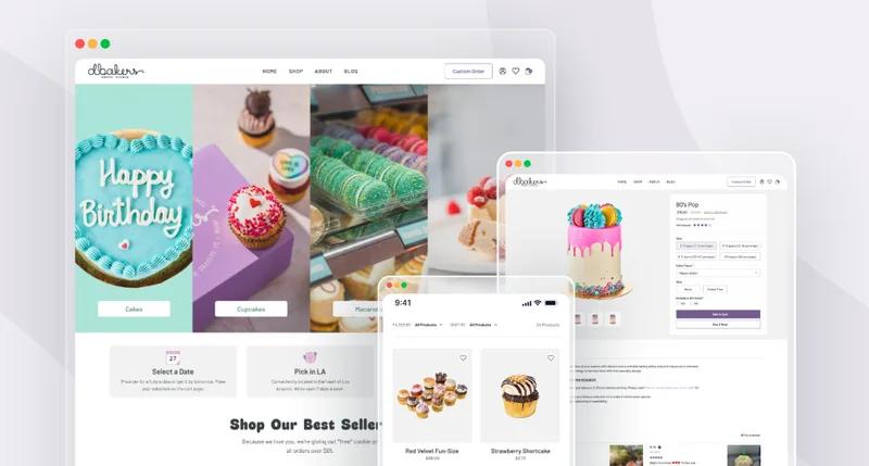 dbakers: Store UX Redesign & Custom Theme dev.