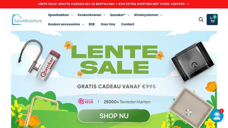 Spoelbakhuis - Website Migration from WordPress/WooCommerce to Shopify