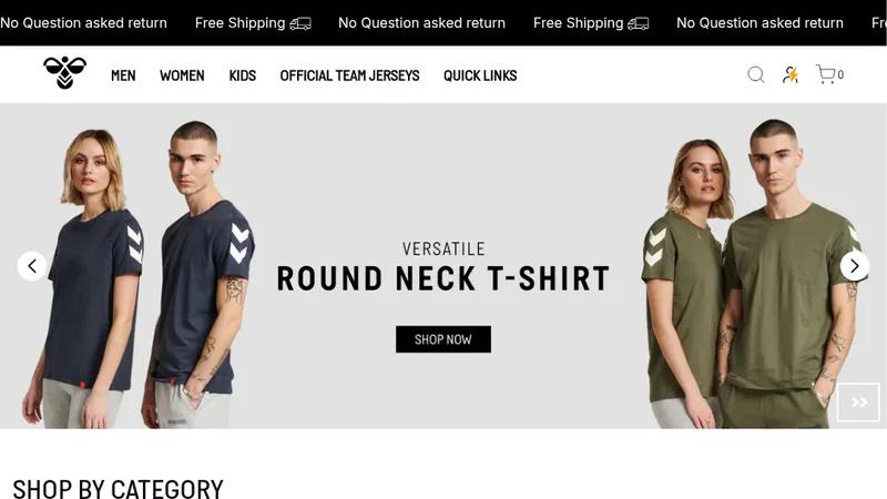 Hummel India | Shopify website Development and Maintenance