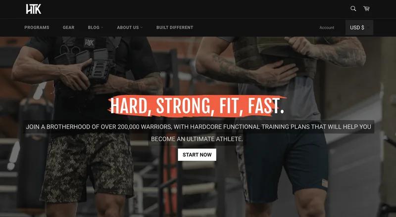 Hard to Kill Fitness - Website Design and Development