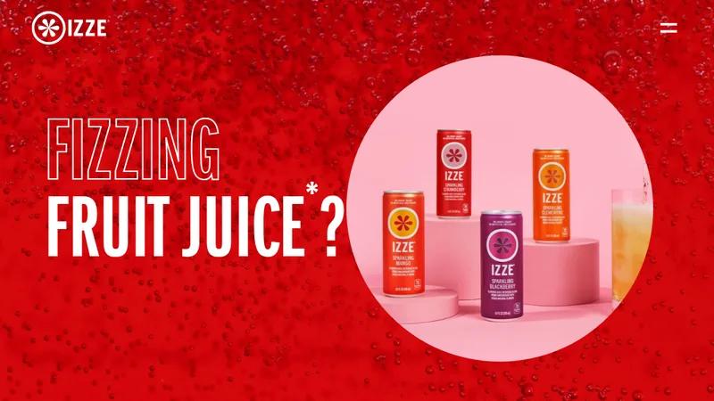Izze | Mobile-First Redesign for PepsiCo Brand