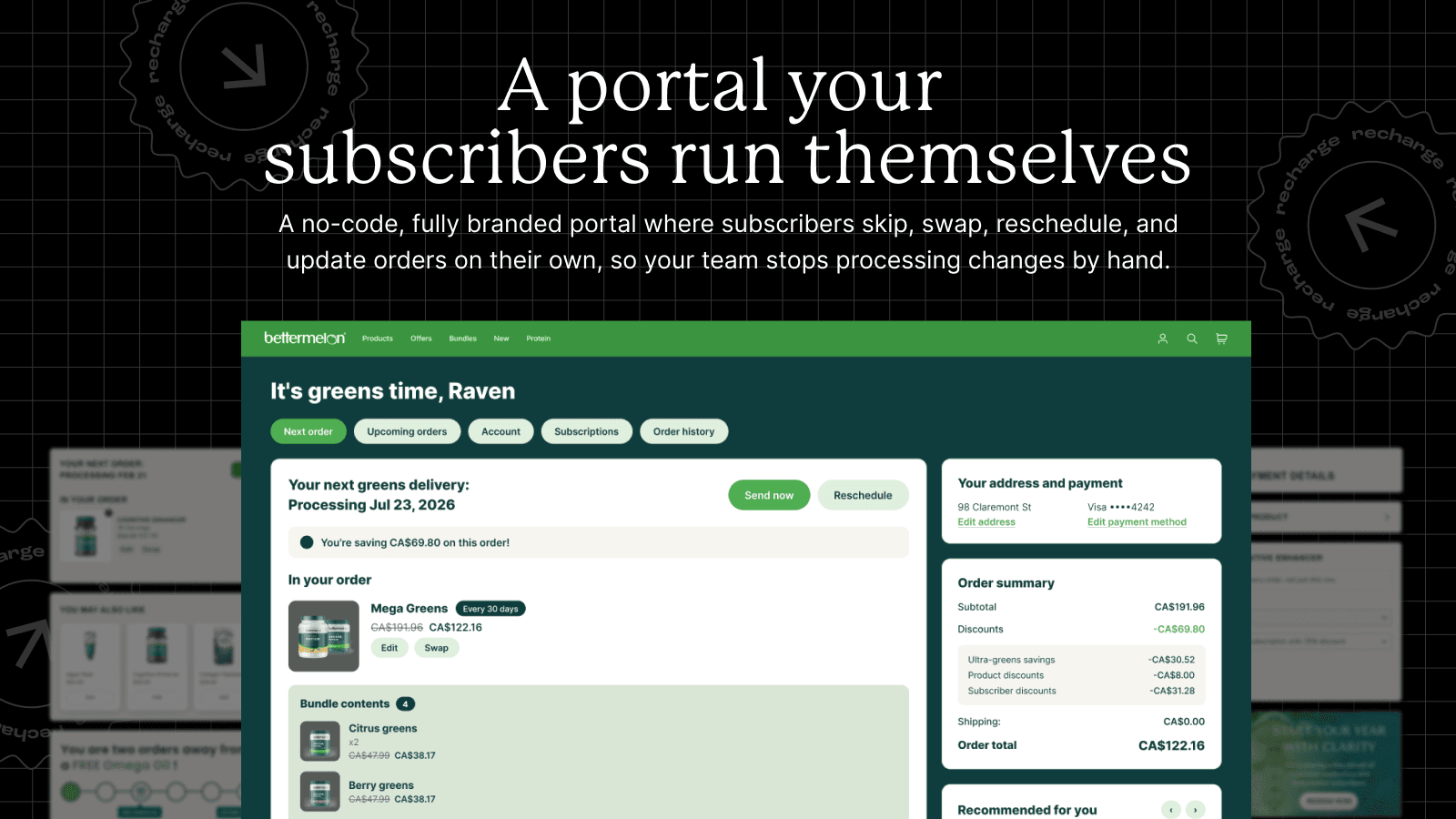 Recharge Subscriptions App screenshot 2