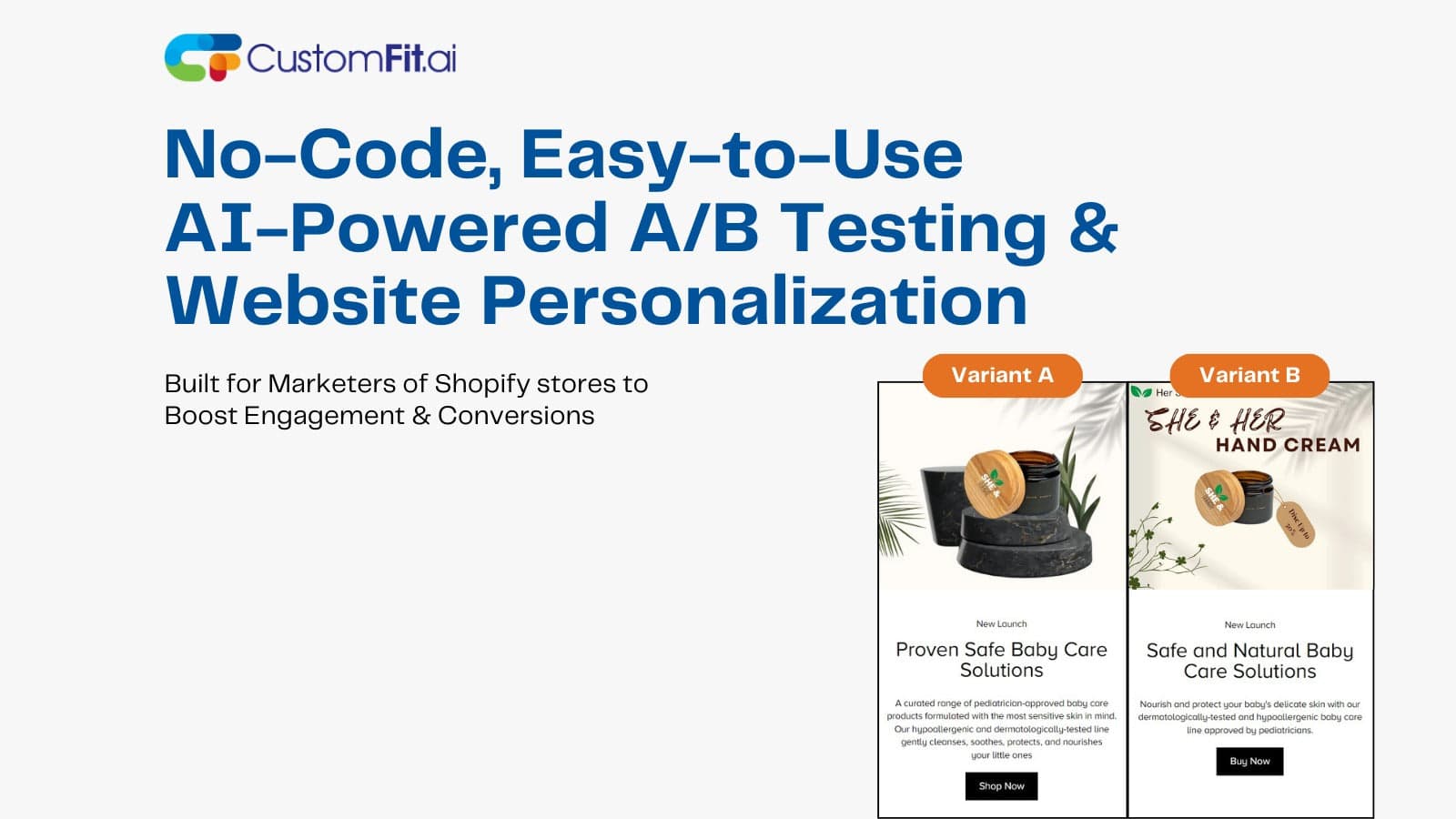 CustomFit AI A/B Testing & CRO screenshot 1