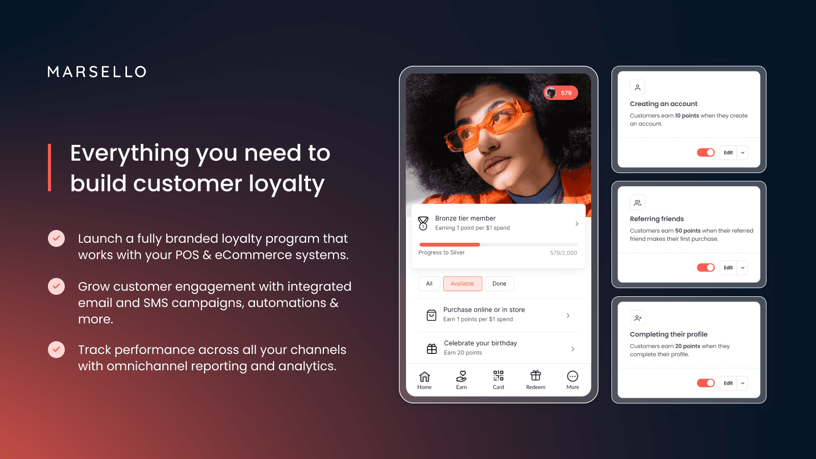 Marsello: Loyalty, Email, SMS screenshot 1