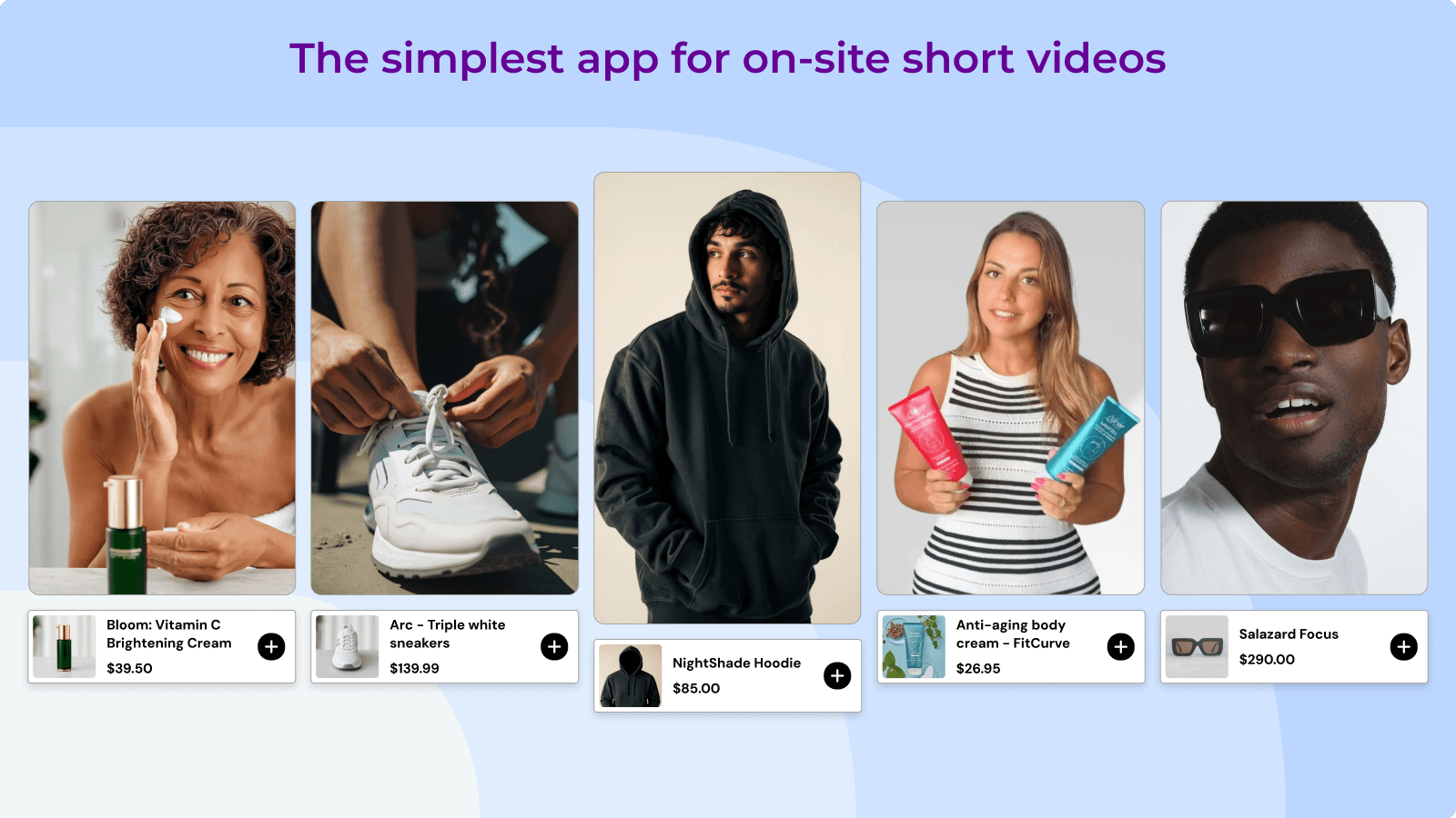 Vidjet Shoppable Videos +Story screenshot 1