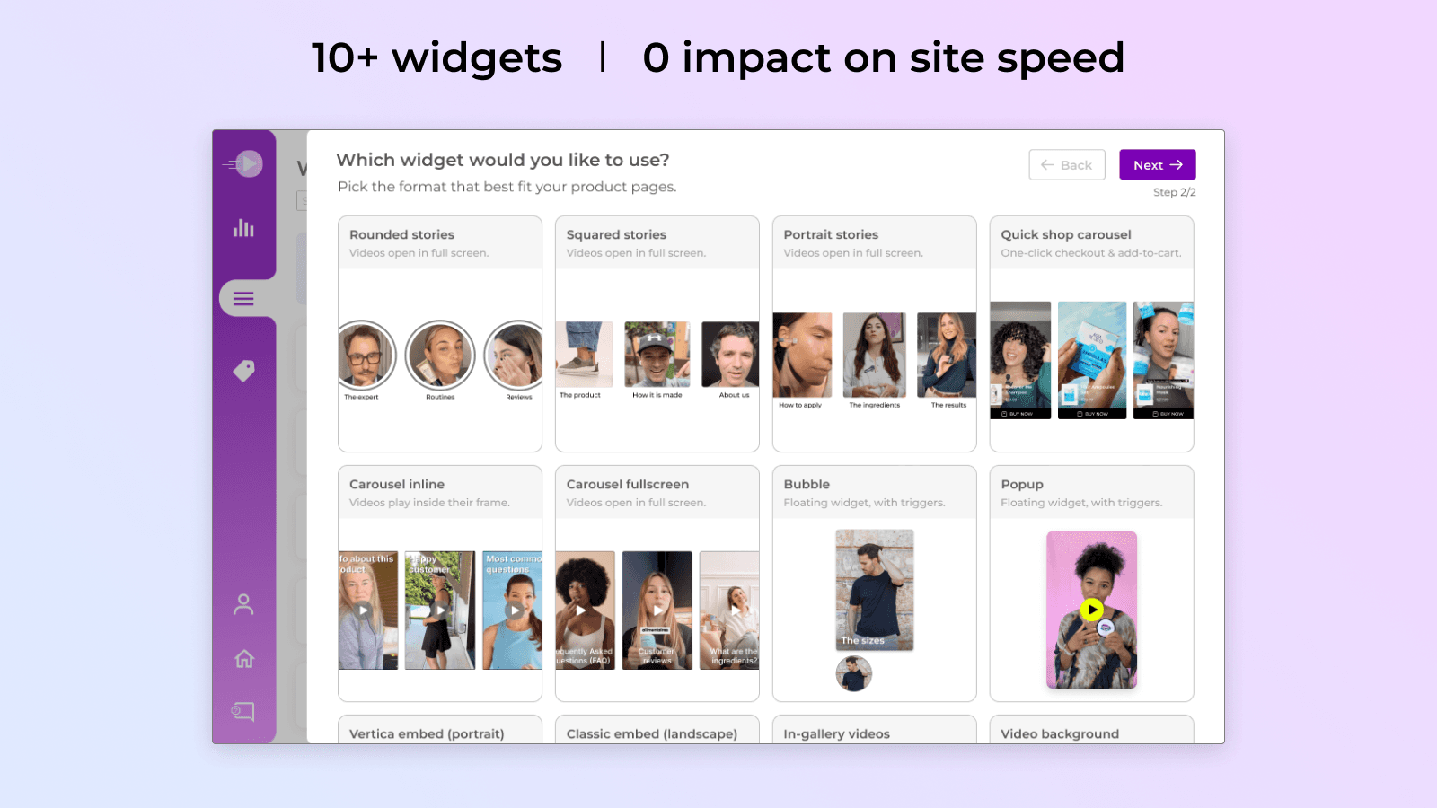 Vidjet Shoppable Videos +Story screenshot 2