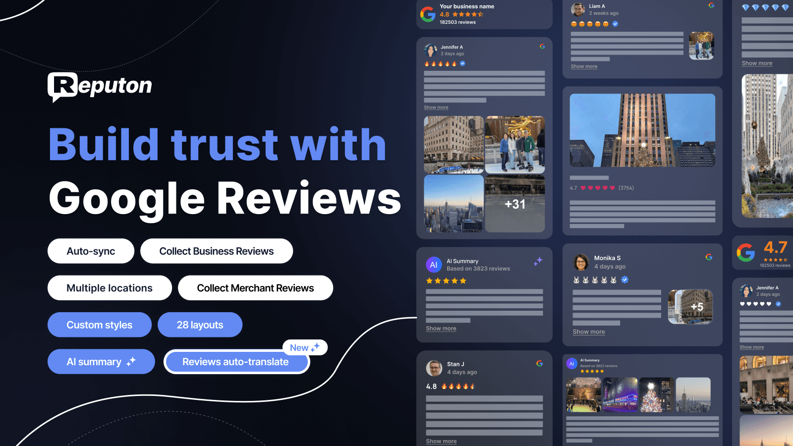 Google Reviews by Reputon screenshot 1