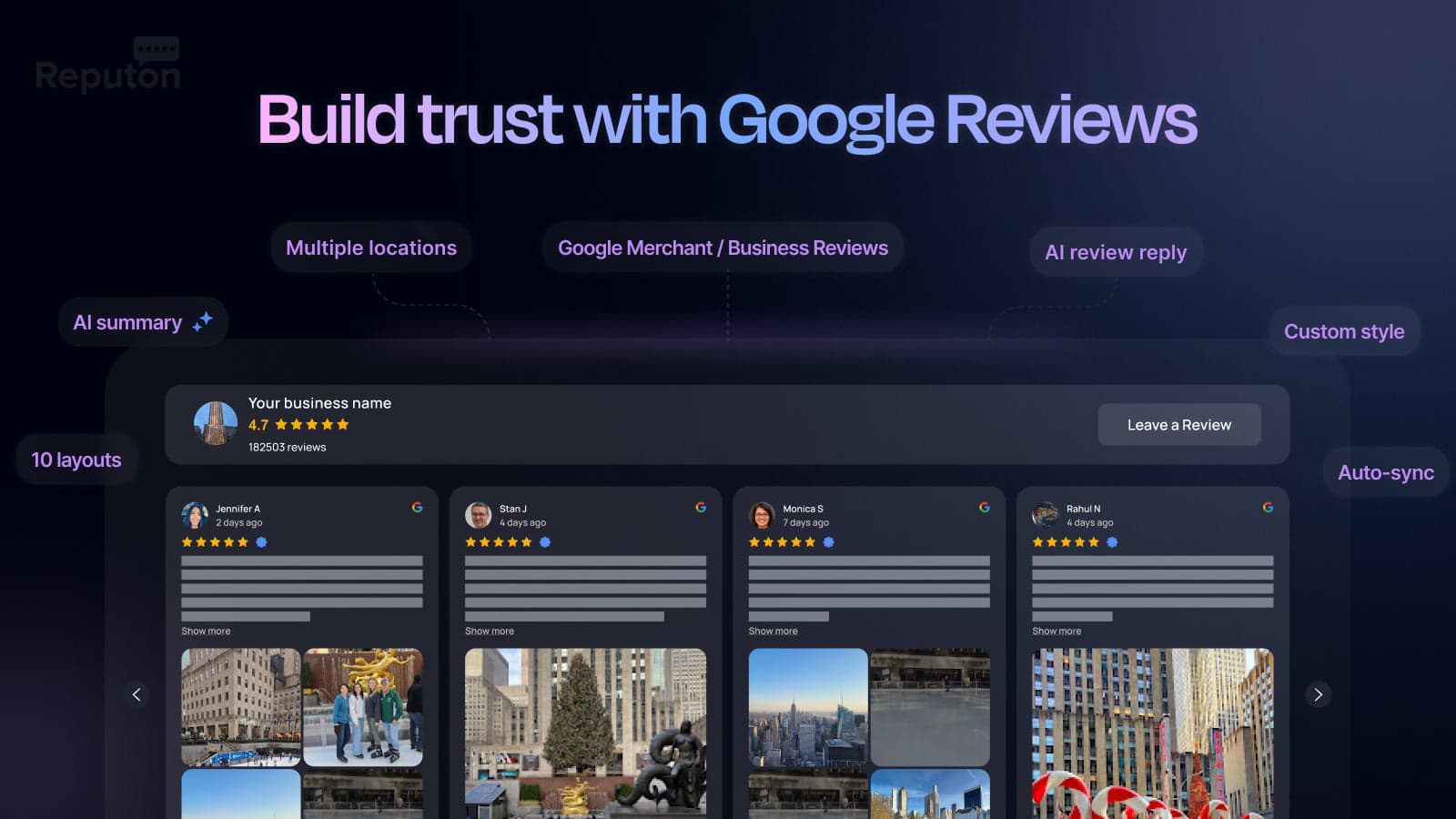 Google Reviews by Reputon screenshot 1