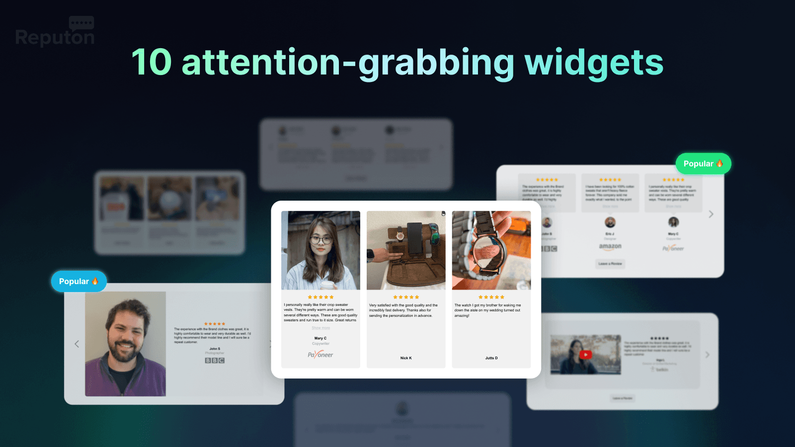 Reputon Testimonials Slider screenshot 2