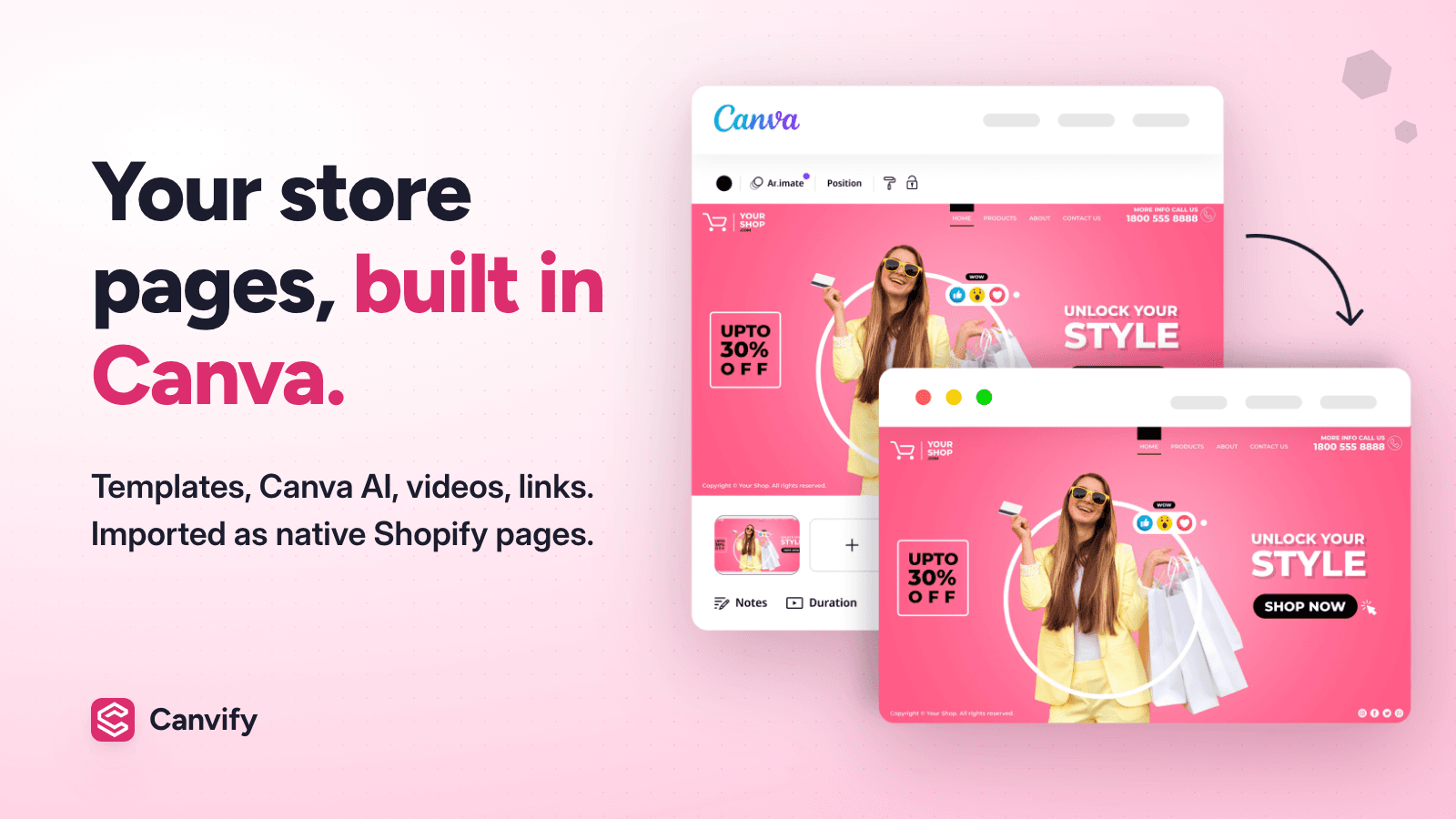 Canvify: Canva AI Page Builder screenshot 1
