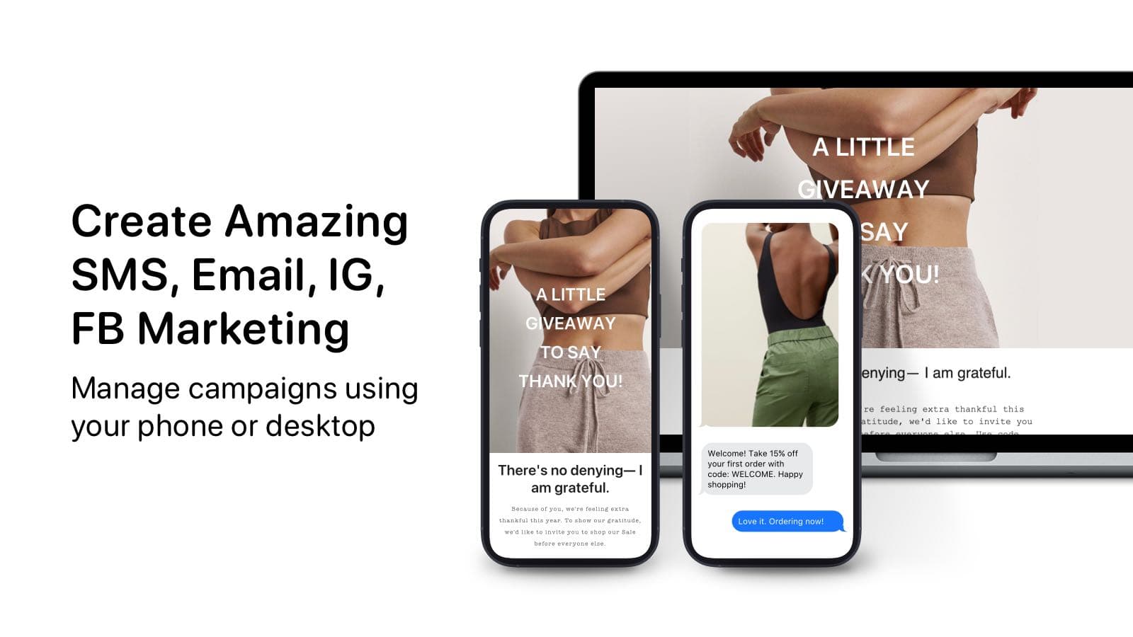 EM: SMS,FB,IG,Email Marketing screenshot 1