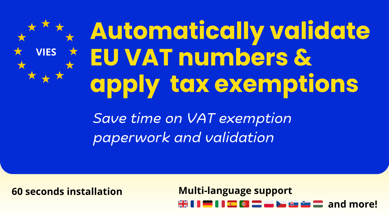 TAX Exemption & VAT e‑invoices screenshot 1