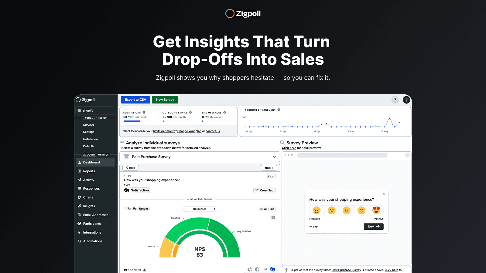 Zigpoll Customer Surveys screenshot 2