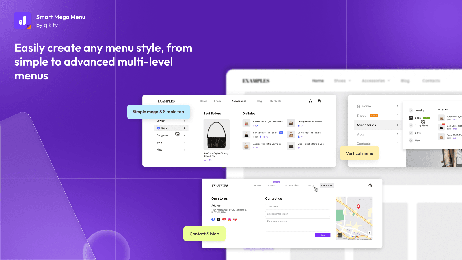 Qikify Mega Menu & Navigation screenshot 2