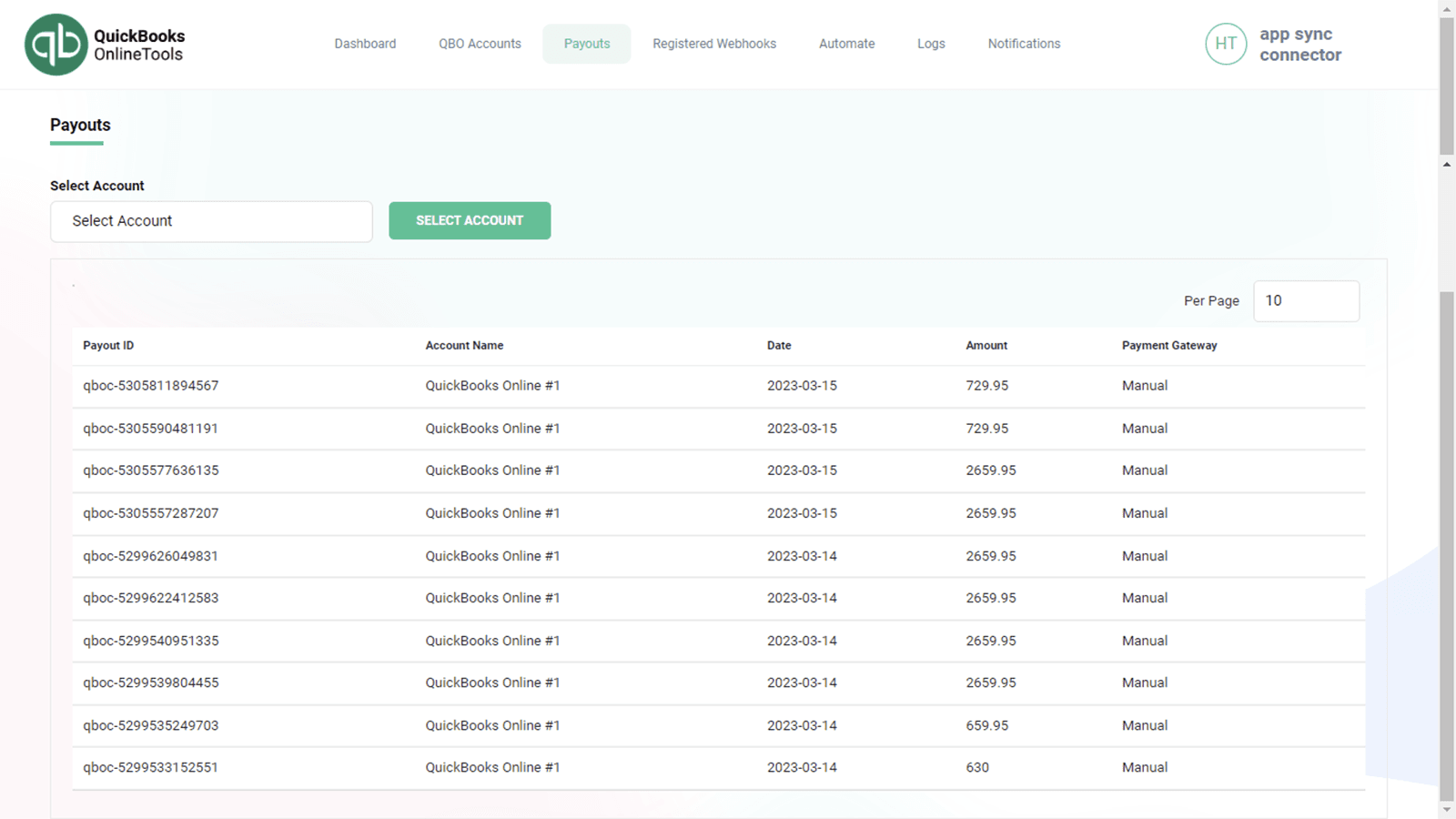 Quickbooks Online Tools screenshot 1