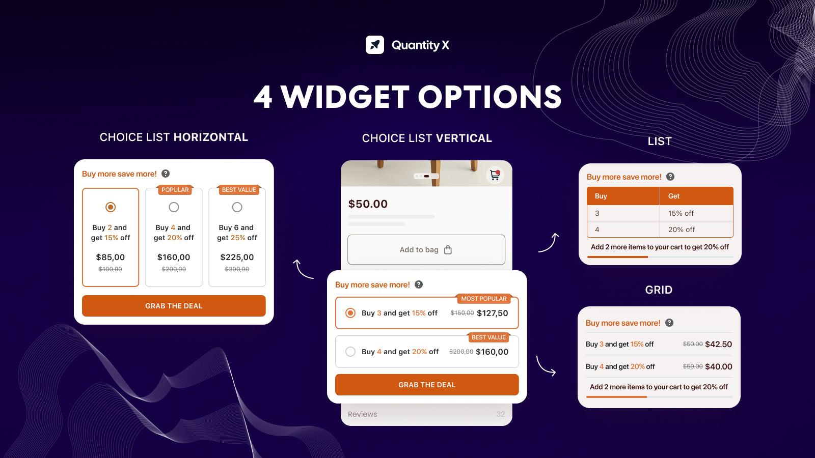 QX ‑ Quantity Discount Price screenshot 2