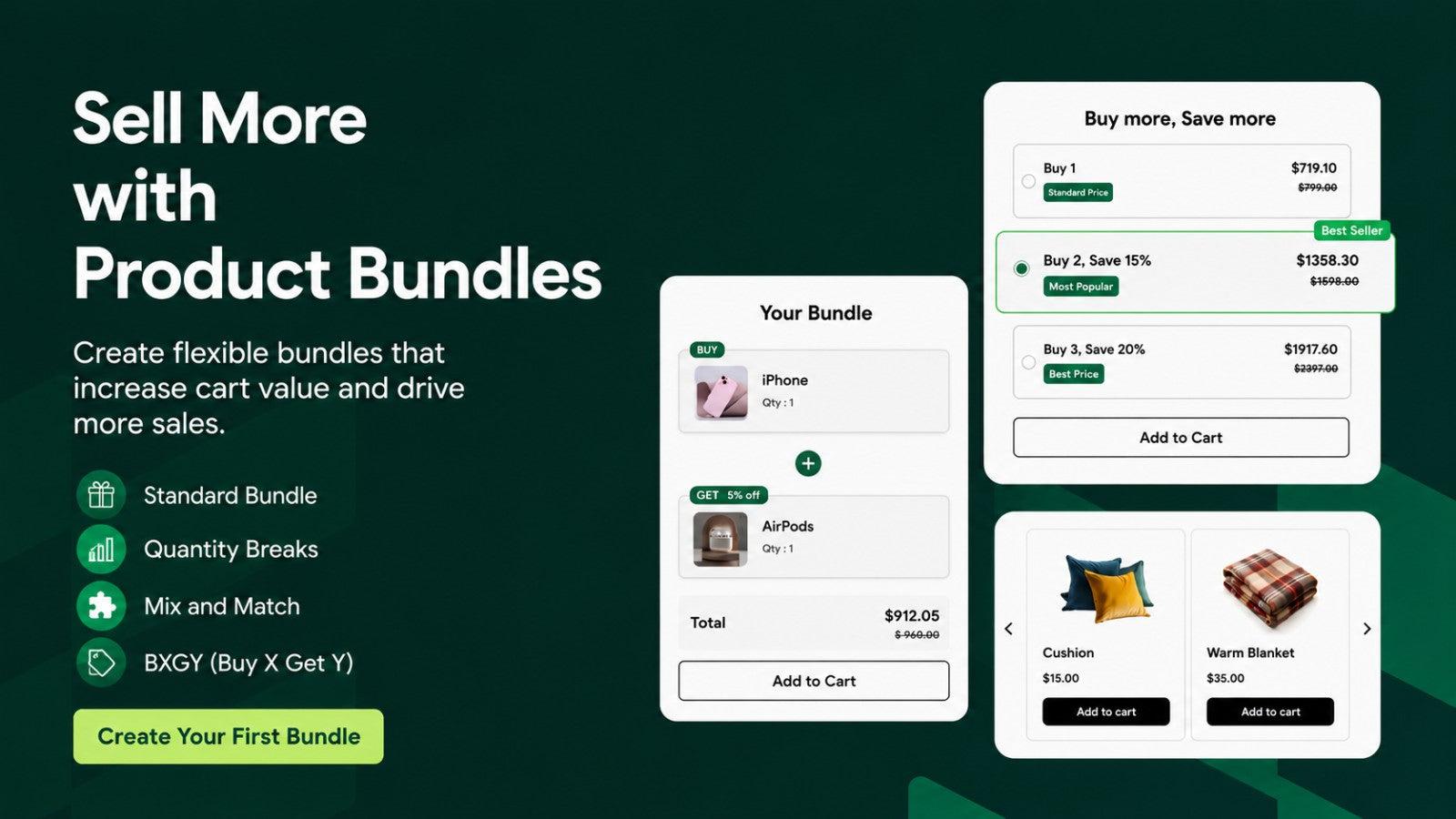 Kefi Product Bundle Builder screenshot 2