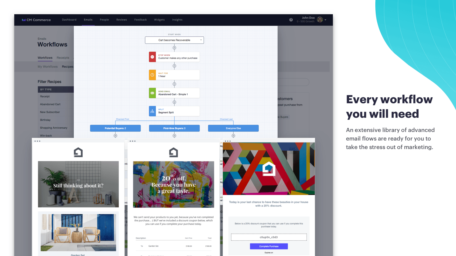 CM Commerce: Email Marketing screenshot 1