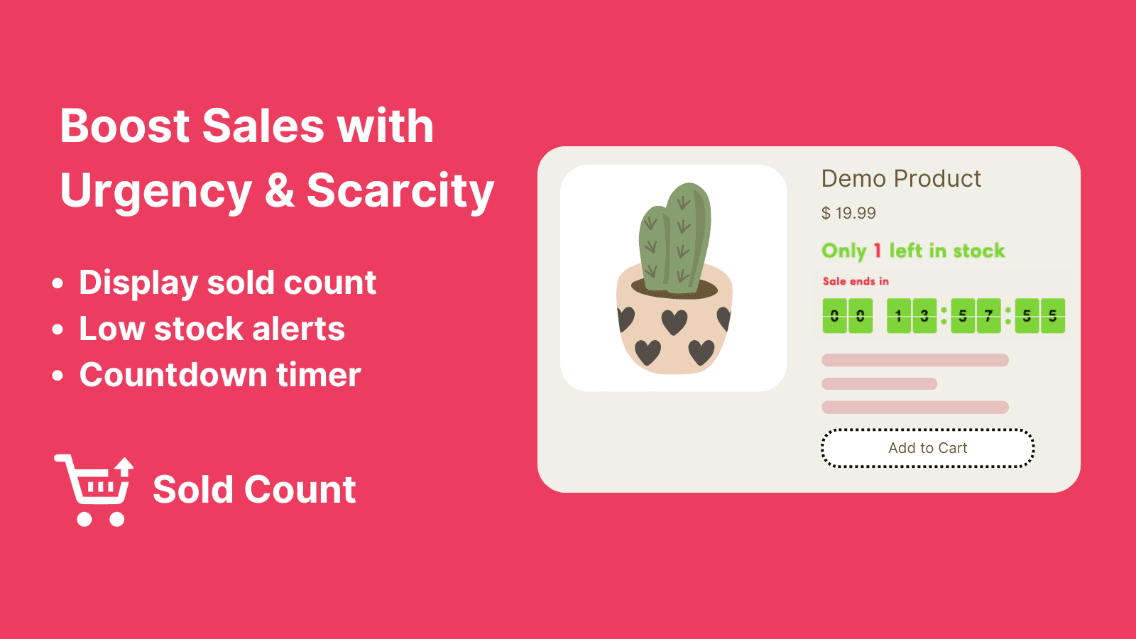 Sold Count: Low Stock Counter screenshot 1