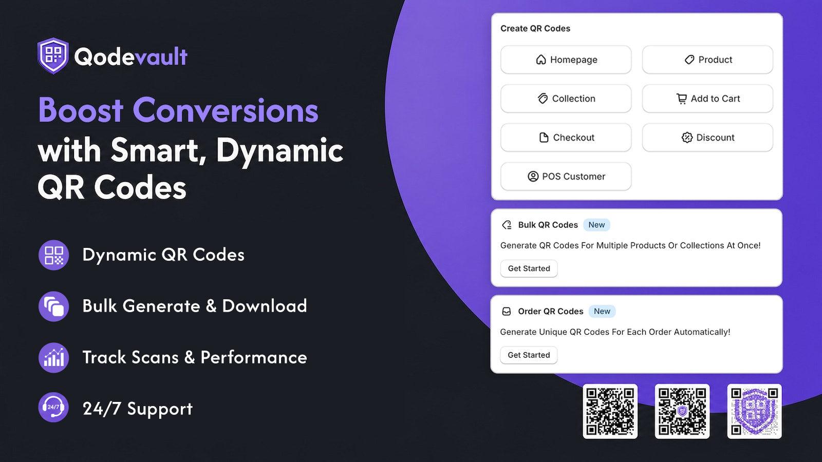 QR Code Generator by QodeVault screenshot 1