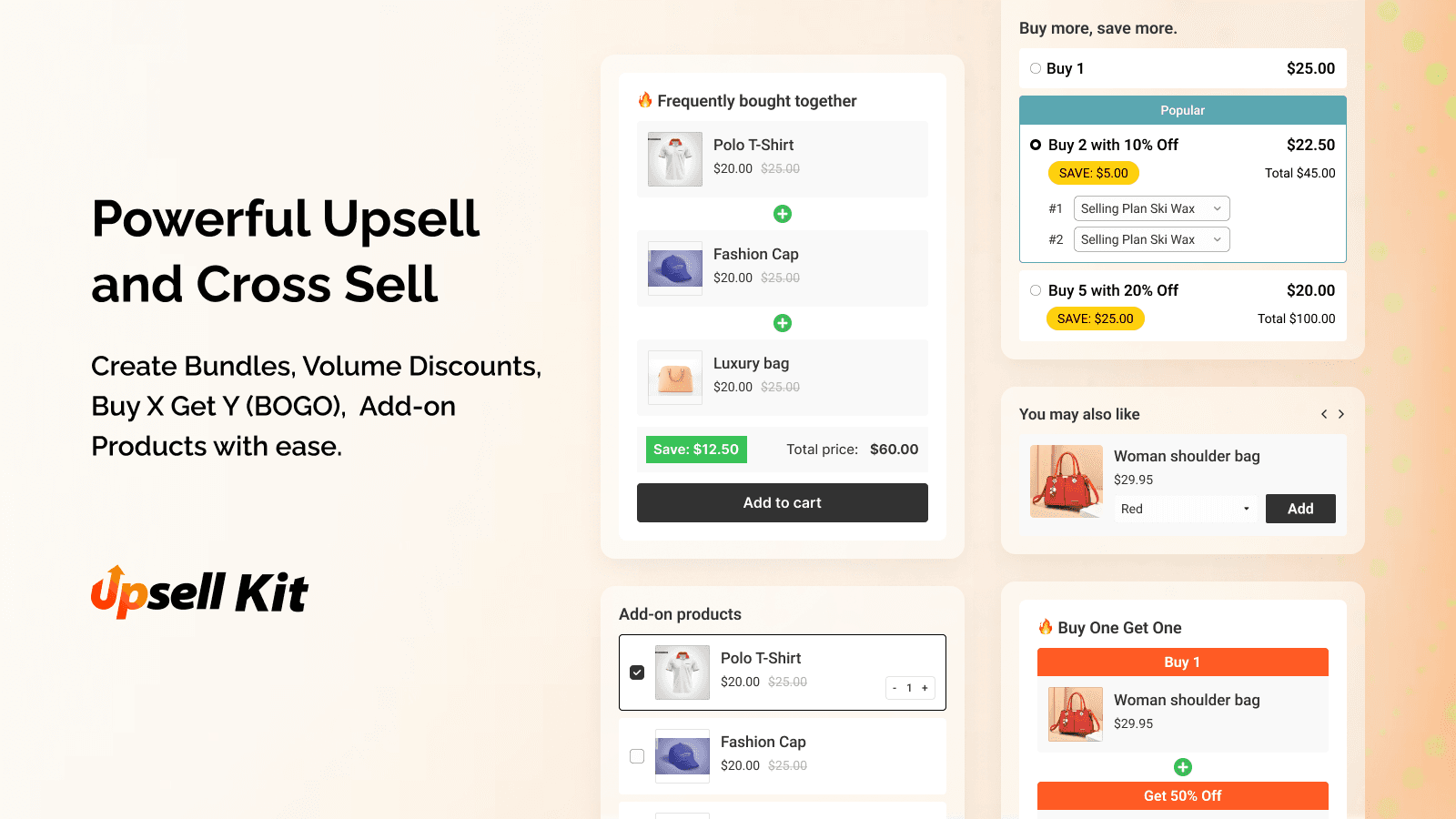 Upsell Kit: BOGO, Bundle & 30+ screenshot 2