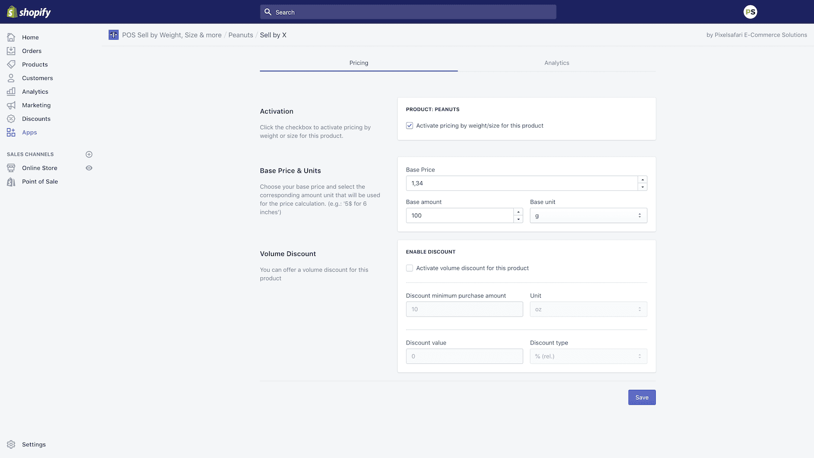 Unitpricer ‑ Weight Size Vol. screenshot 2