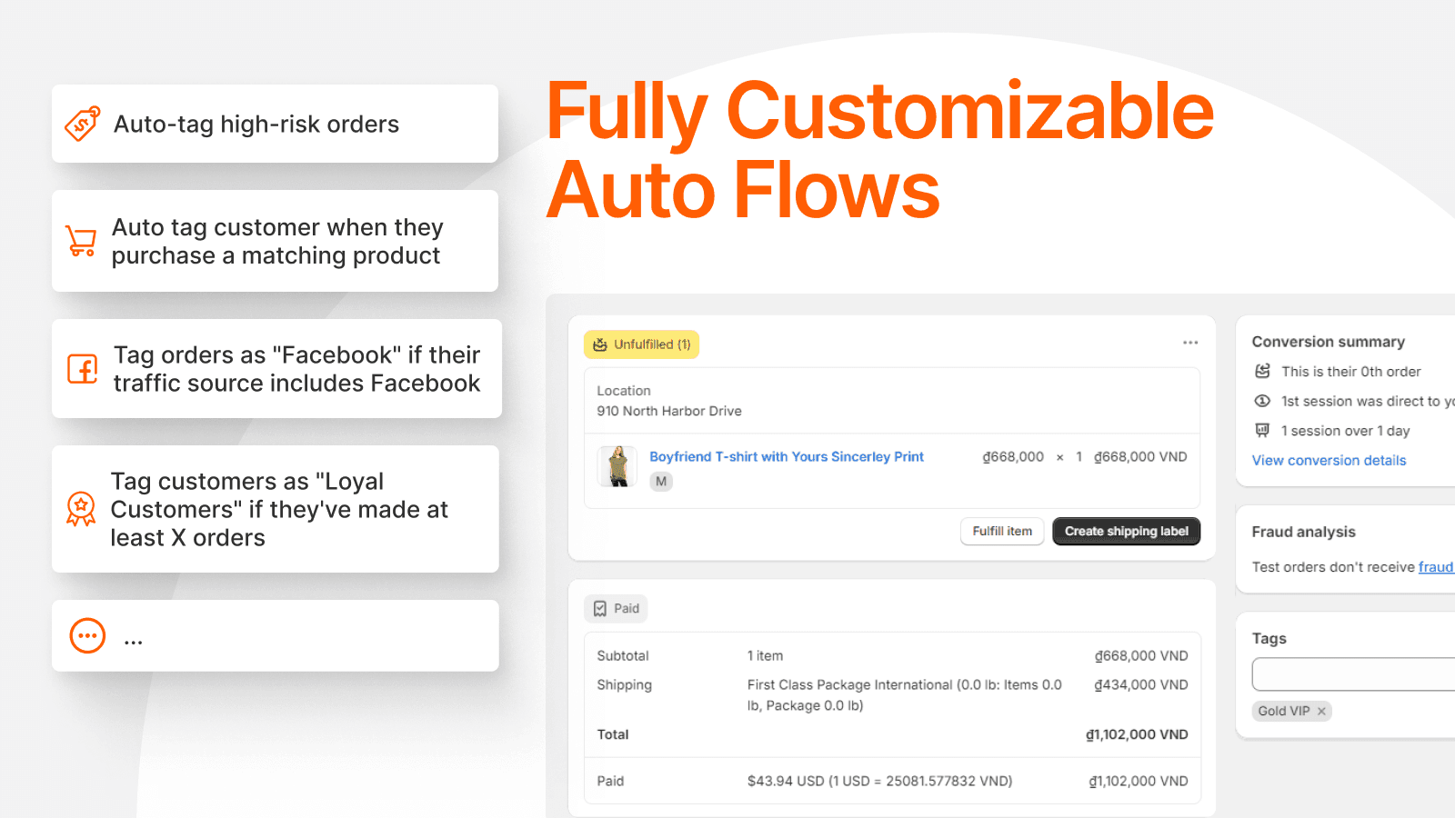 O: Auto Tag & Flow Automation screenshot 1