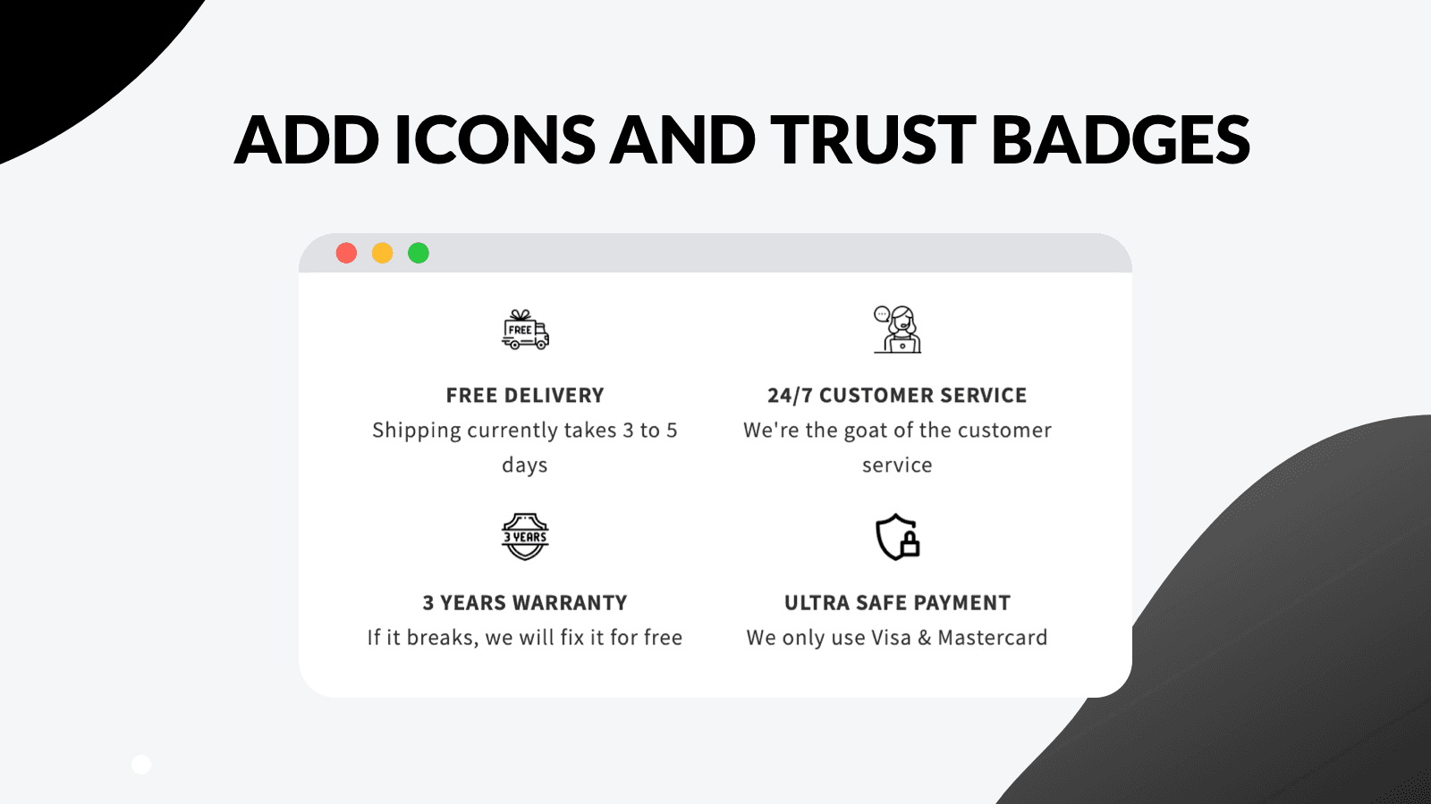 Goat ‑ Trust Badges and Icons screenshot 1