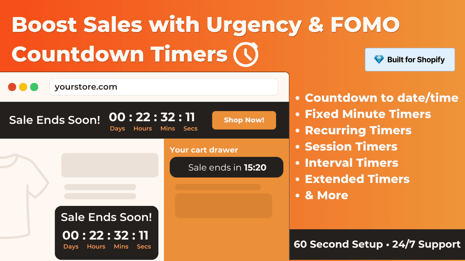 Hoppy FOMO Countdown Timer Bar screenshot 1