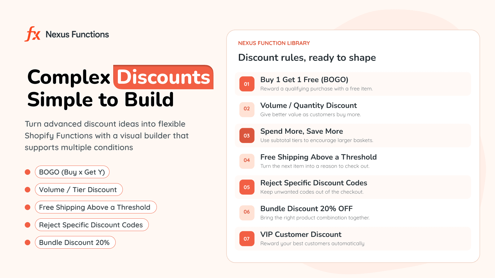 Functions Creator & Discount screenshot 2