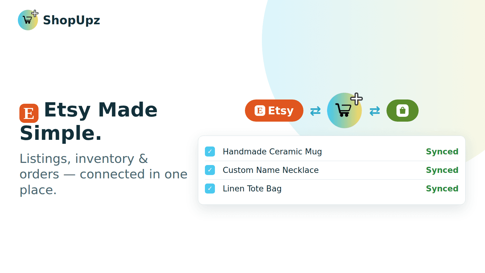 shopUpz ‑ Etsy Sync & Import screenshot 1
