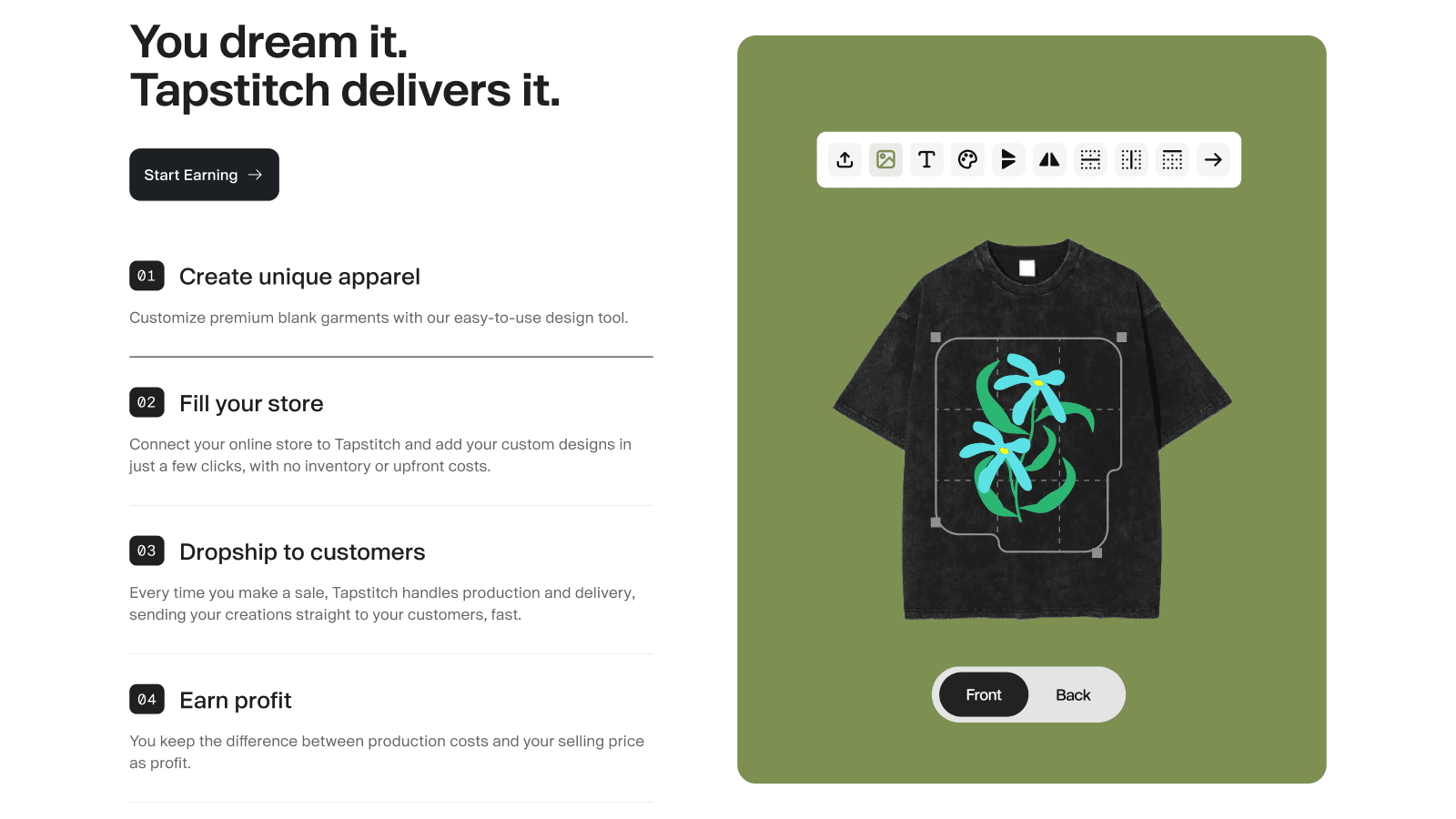 Tapstitch: Print on Demand screenshot 1