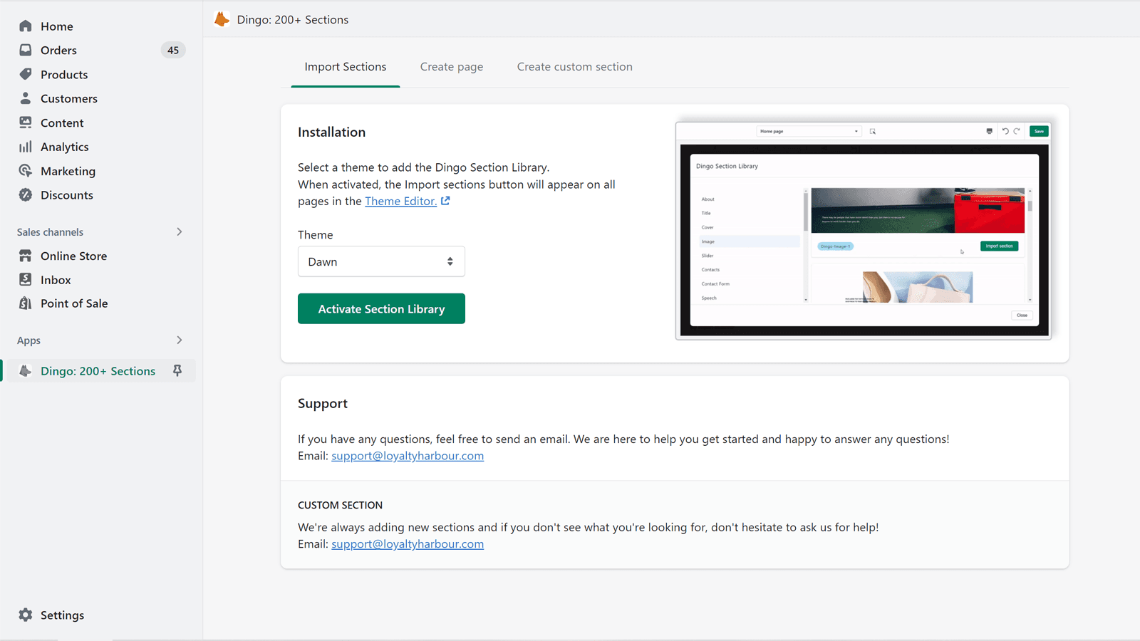 Dingo: 200+ Sections screenshot 2