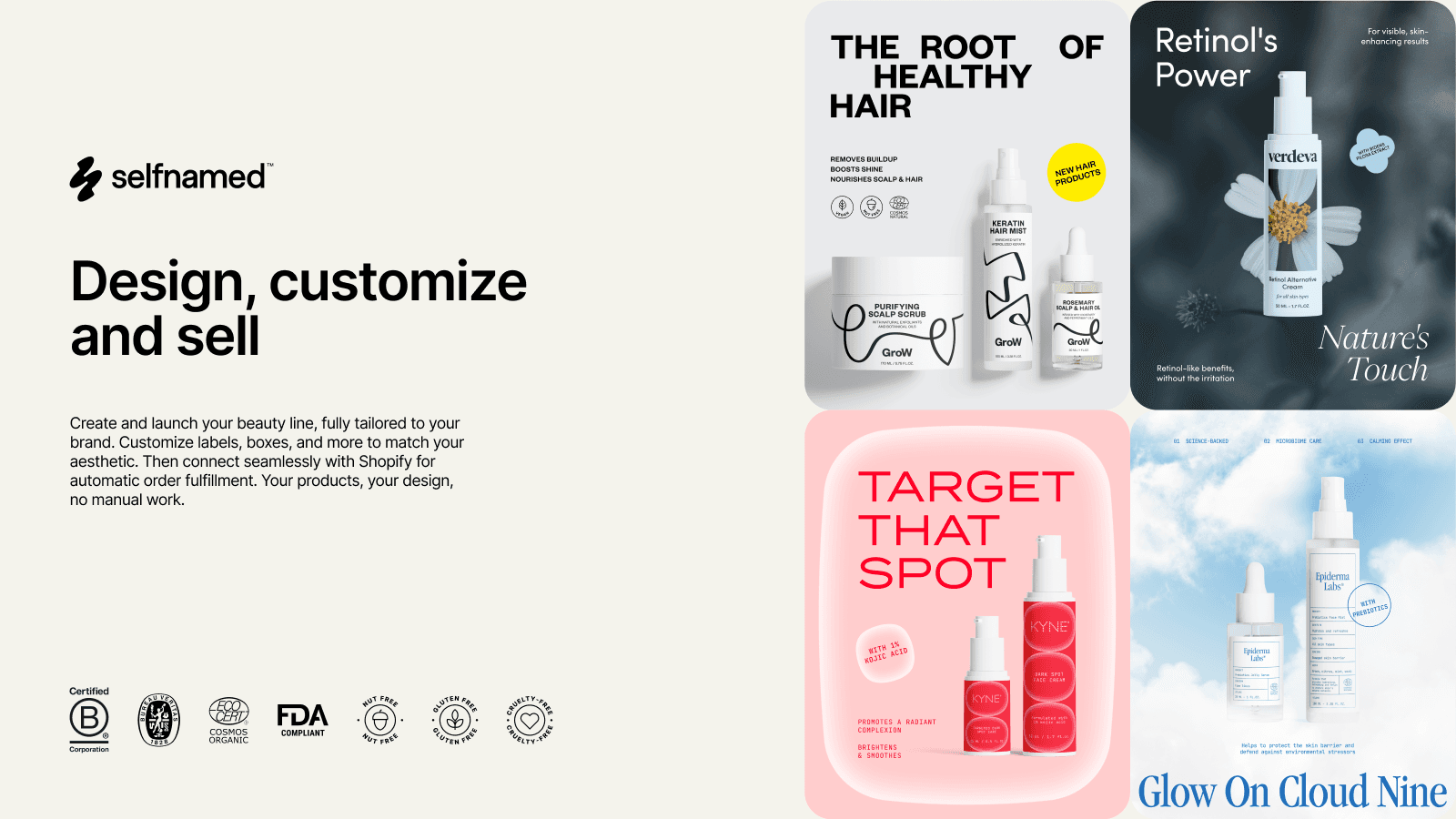 Selfnamed: Cosmetics on demand screenshot 1