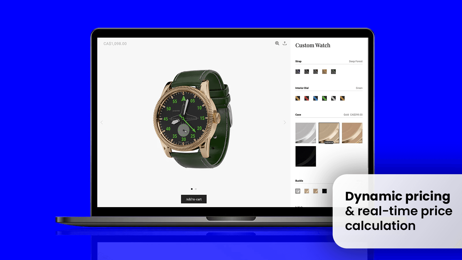 Kickflip product configurators screenshot 1