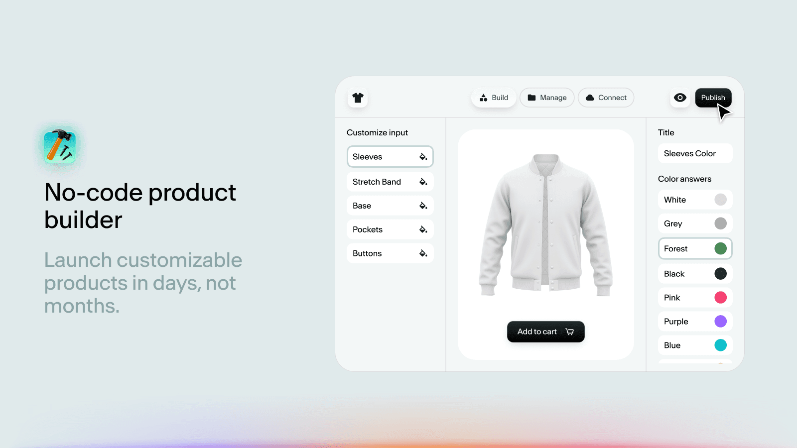 Kickflip product configurators screenshot 1