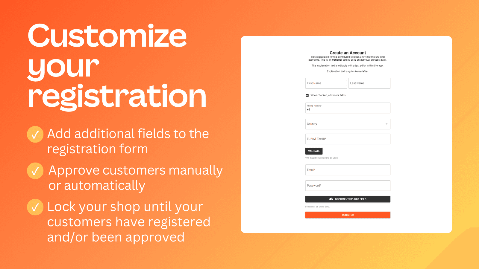 Talon Advanced Registration screenshot 1