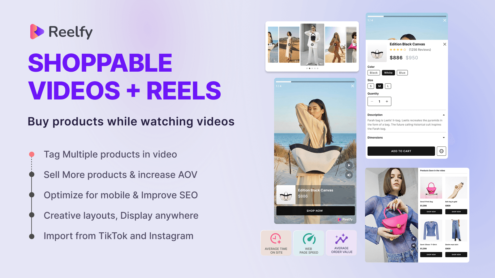 Reelfy Shoppable Videos & UGC screenshot 1